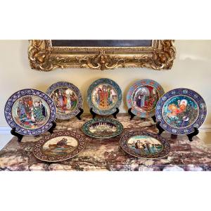 8 Assiettes de Collection Villeroy & Boch, Contes Russes