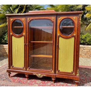 Little Bookcase With Butterfly Style Louis XVI - Napoleon III