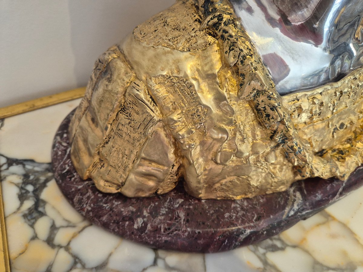 Buste bronze Grange colombo grande dame patricienne florentine-photo-3