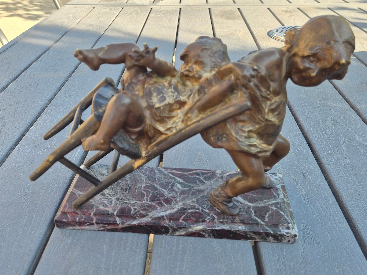 Childlike Bronze Based On Juan Clara