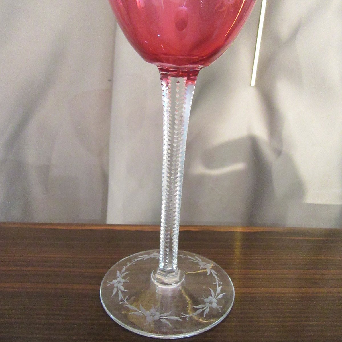 Baccarat Glasses Late 19th Chiffon Crystal Louis XVI Style-photo-5