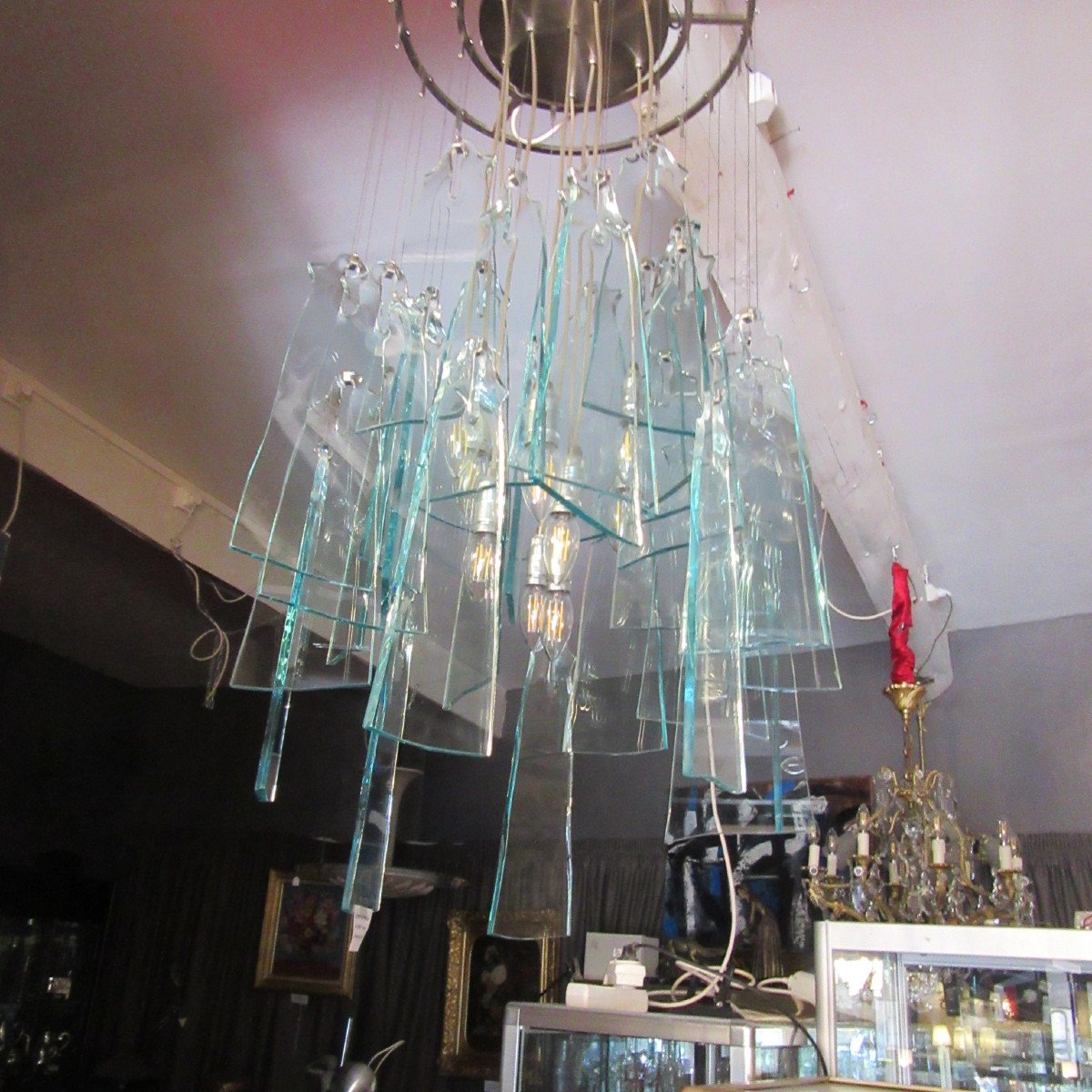 Chandelier By Lambert Gunther 1980 Le Fenice-photo-5