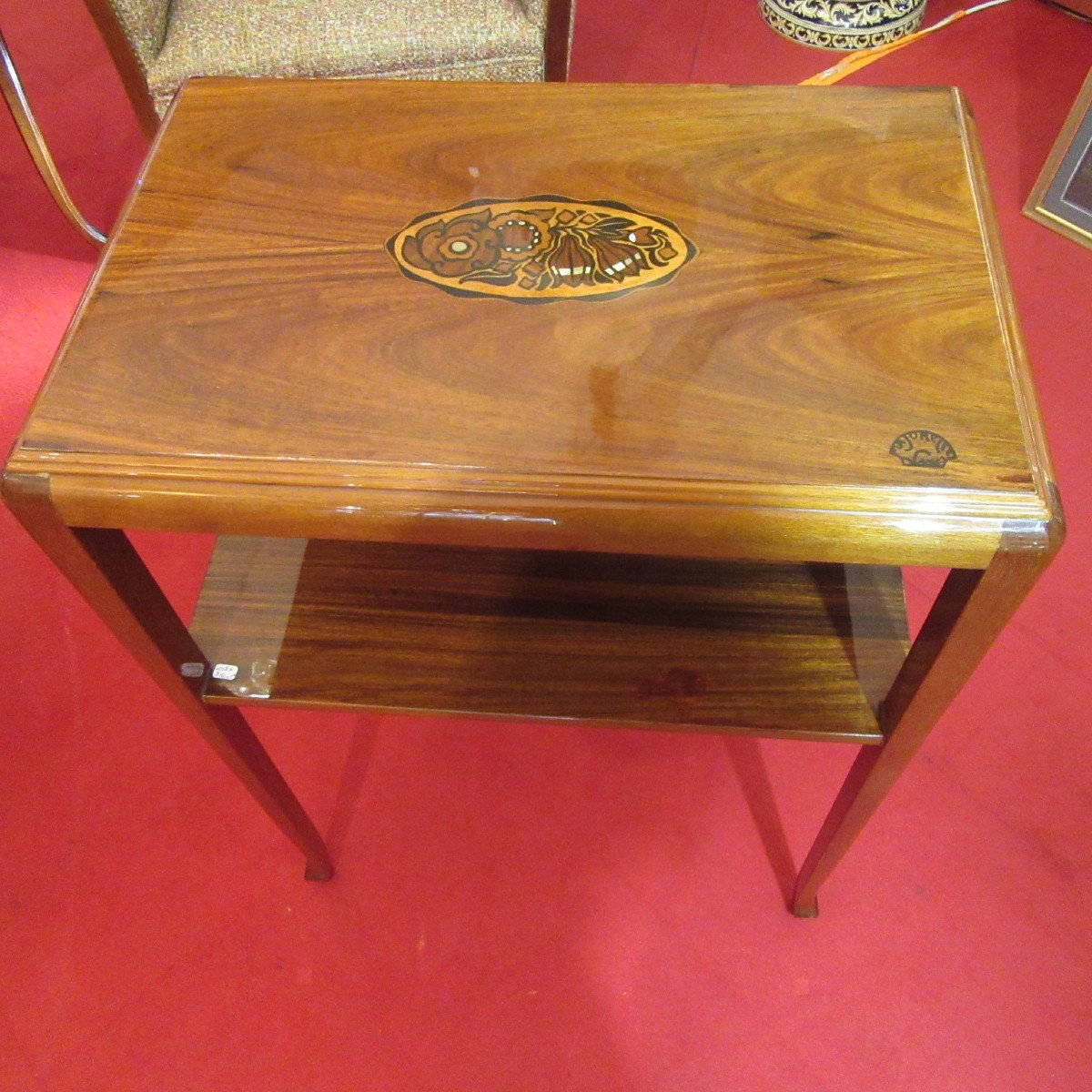 Majorelle Louis - Table de Salon  Signée - En Bois Naturel époque 1920-photo-7