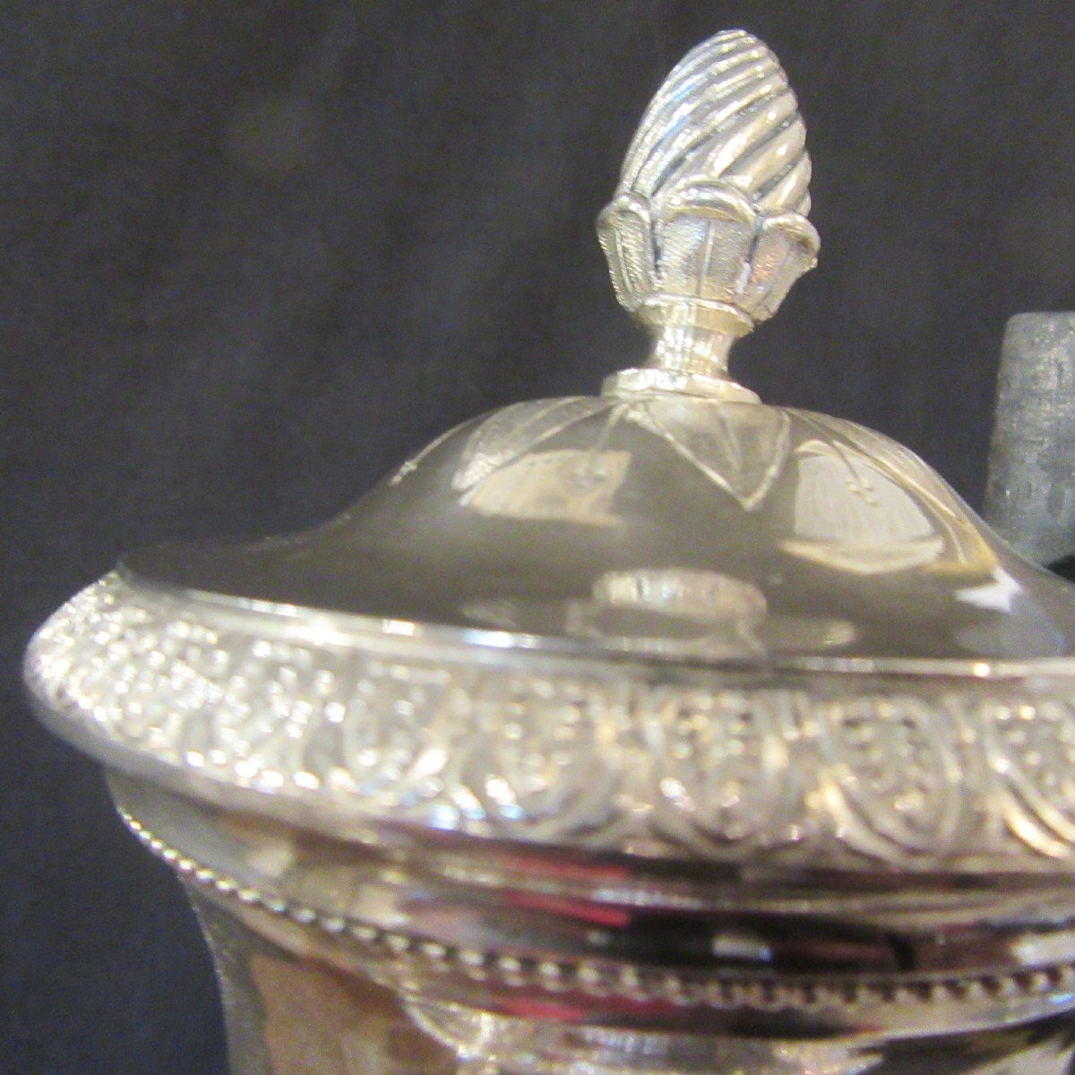 Cafetière Argent Massif Poinçon Coq 1er Tître (1798-1809)-photo-5