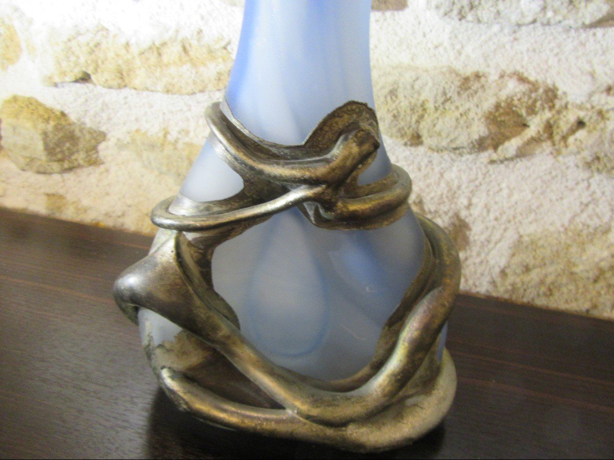 Silviy Vase Murano (venise) XXème -photo-3