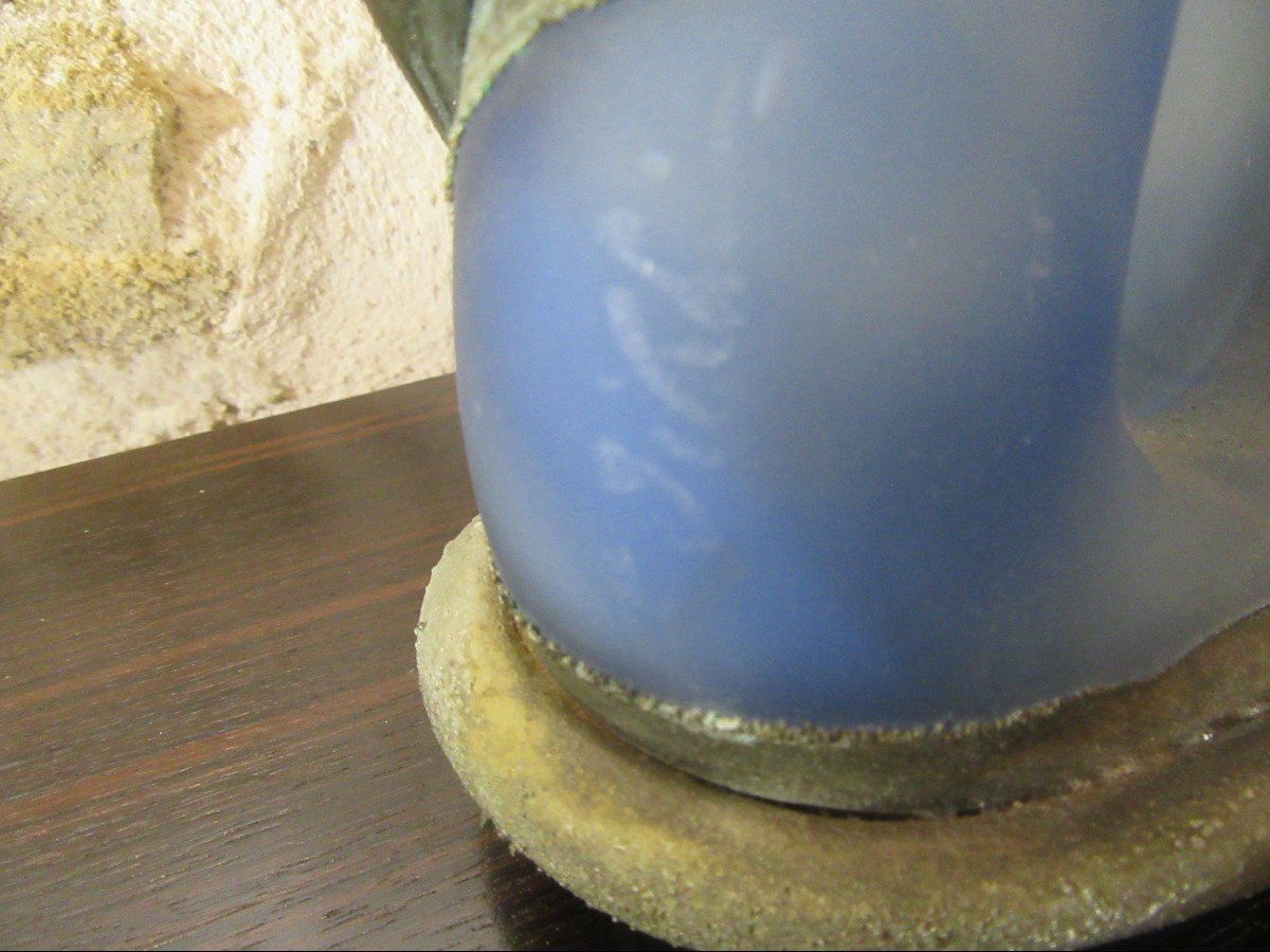 Silviy Vase Murano (venise) XXème -photo-4