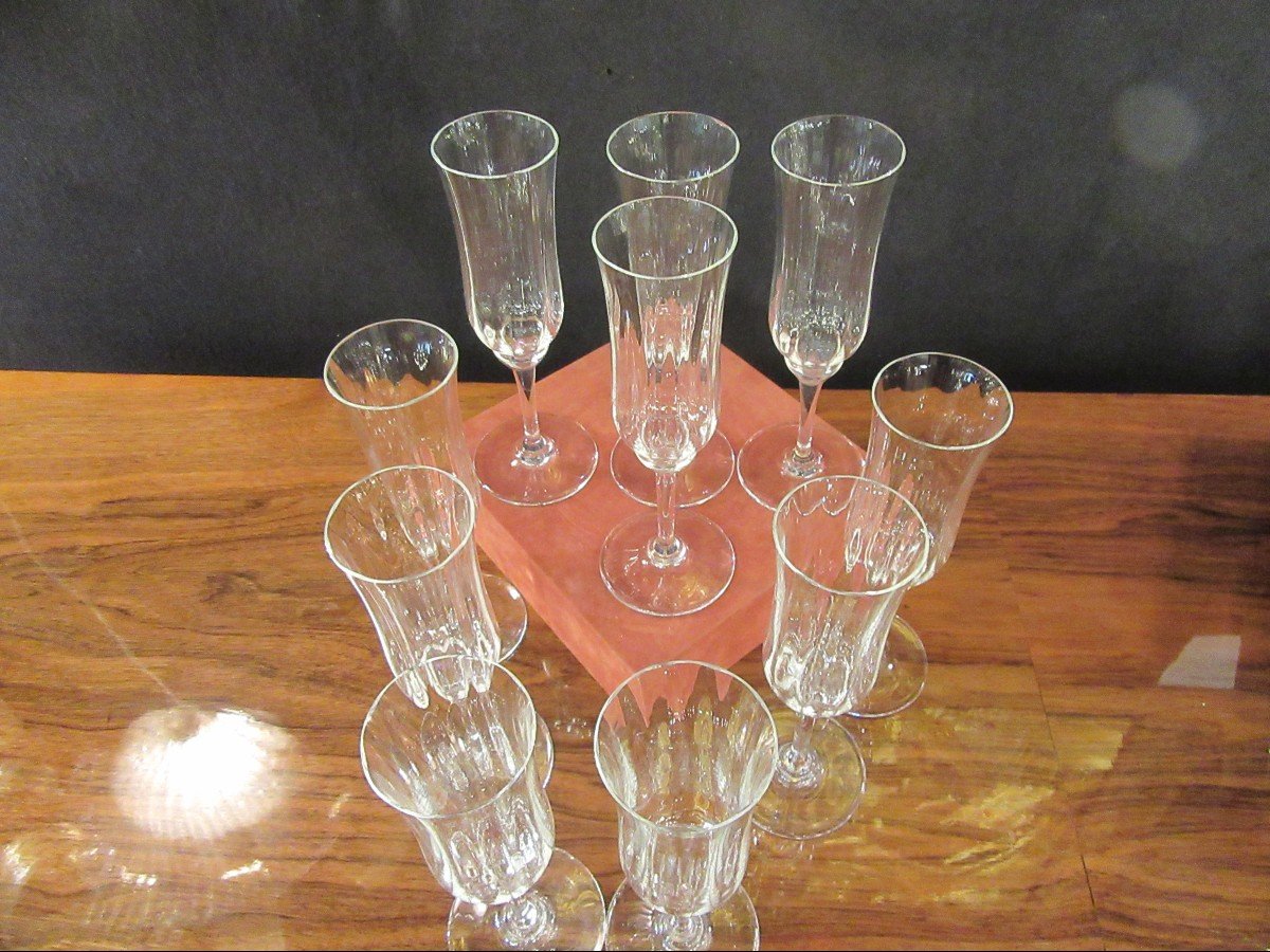 10 Flutes Baccarat Modèle Capri-photo-3