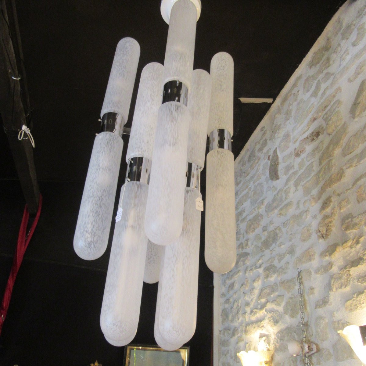 Murano Chandelier By Aldo Nason - 1960 - 16 Lights-photo-6