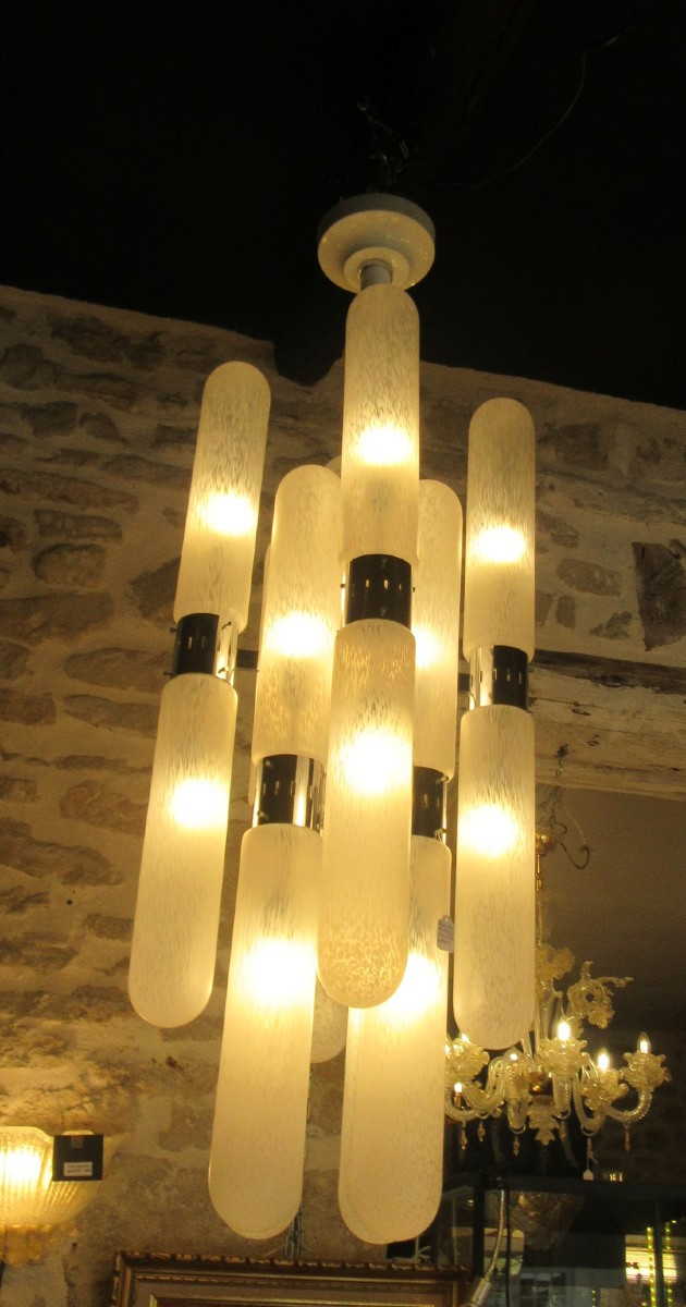 Murano Chandelier By Aldo Nason - 1960 - 16 Lights