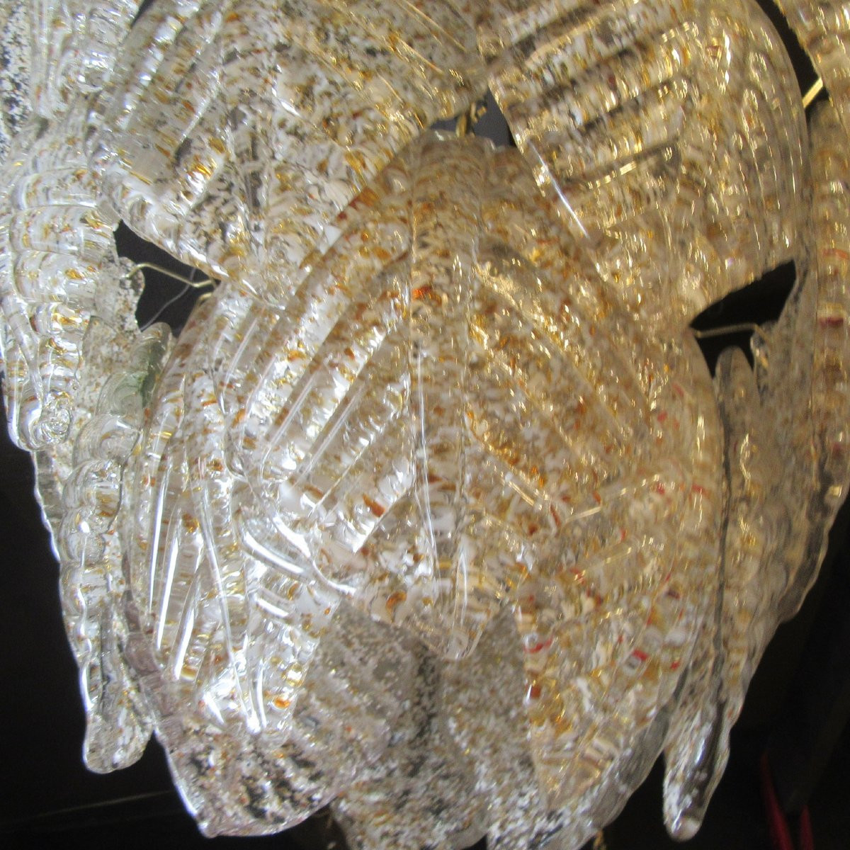 1950s Murano Chandelier By Barovier And Toso-photo-2