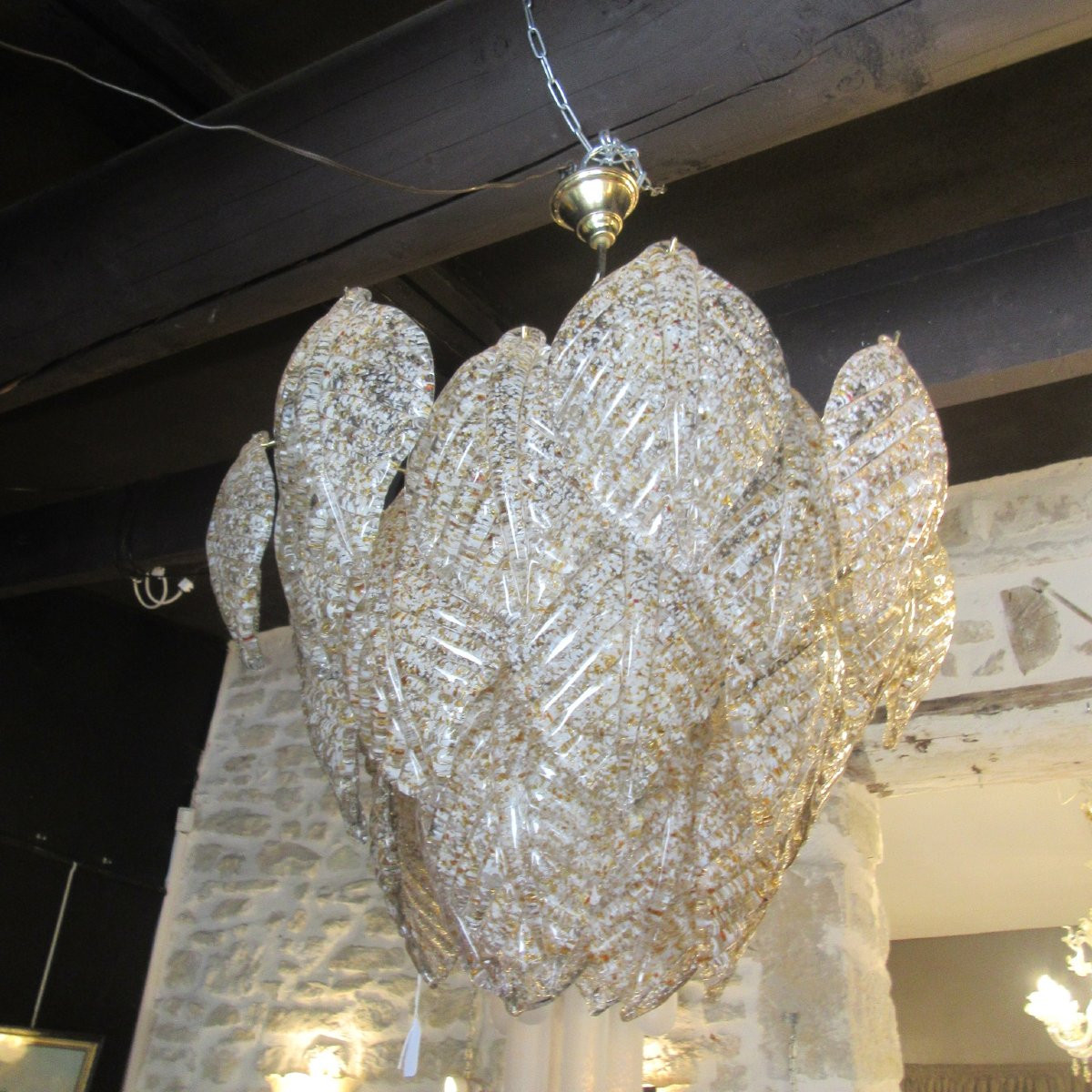 1950s Murano Chandelier By Barovier And Toso-photo-1