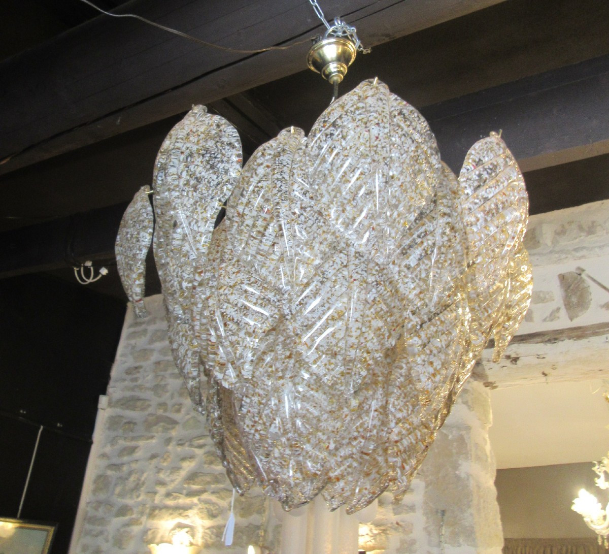 1950s Murano Chandelier By Barovier And Toso