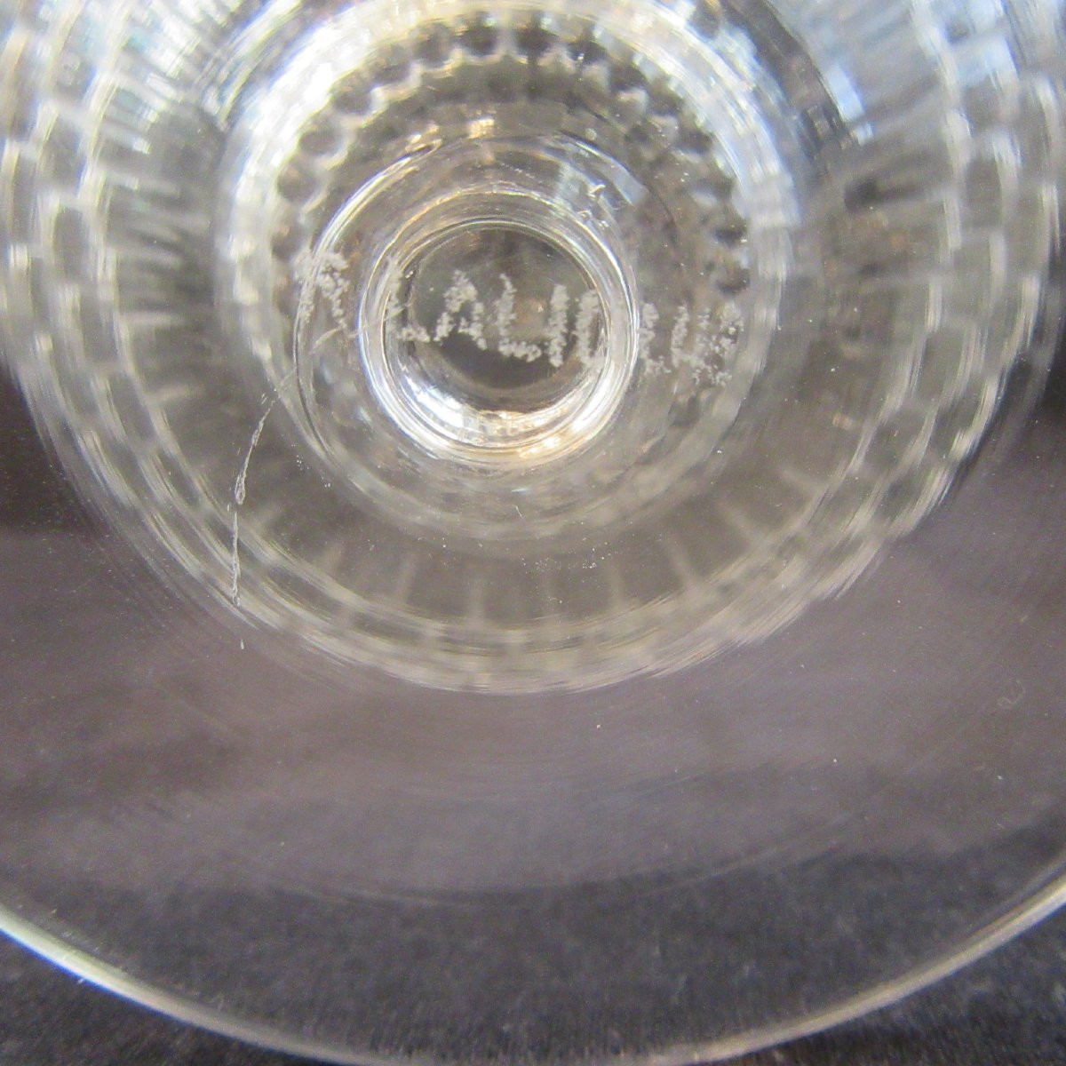 R. Lalique Crystal Ice Cream Or Fruit Salad Service-photo-2
