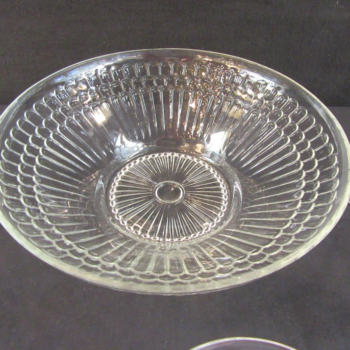 R. Lalique Crystal Ice Cream Or Fruit Salad Service-photo-4