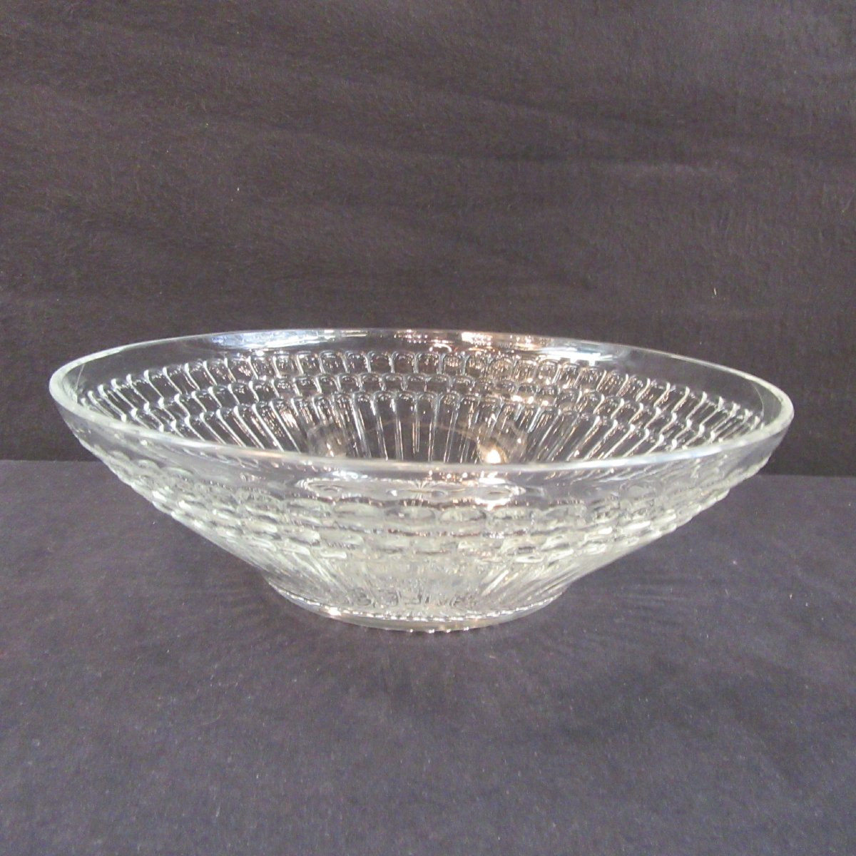 R. Lalique Crystal Ice Cream Or Fruit Salad Service-photo-6