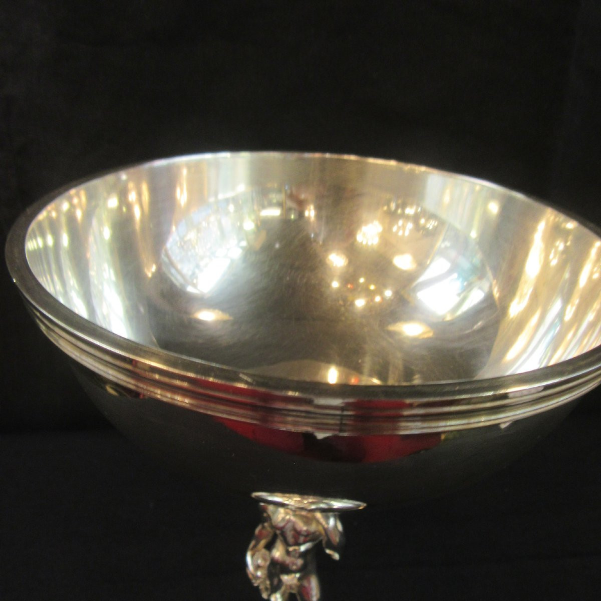 Christofle - "bacchus" Silver-plated Bowl-photo-2