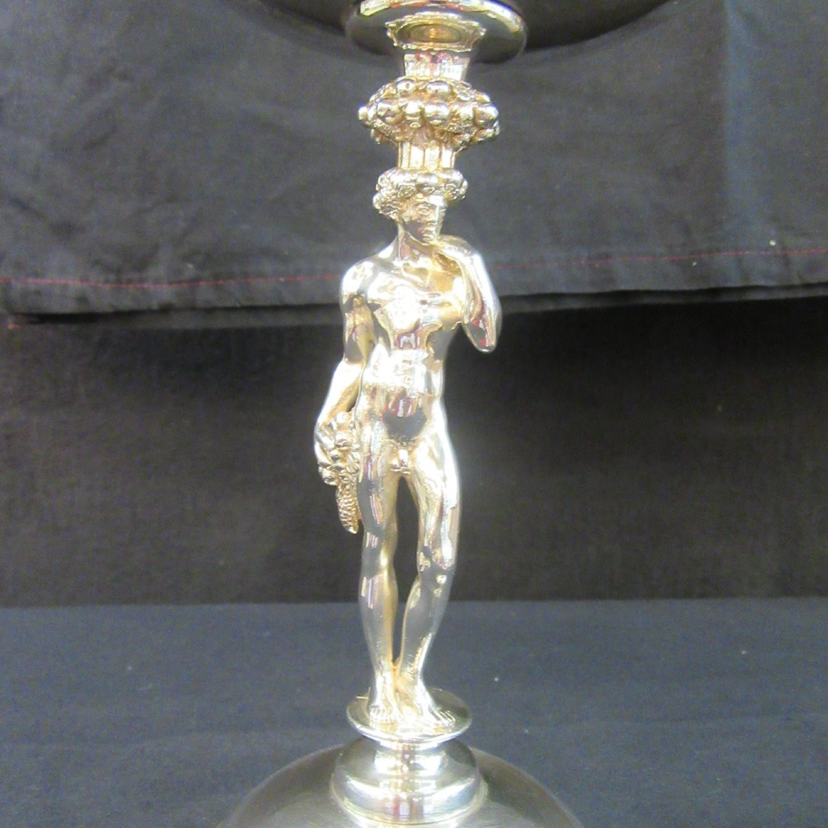 Christofle - "bacchus" Silver-plated Bowl-photo-3