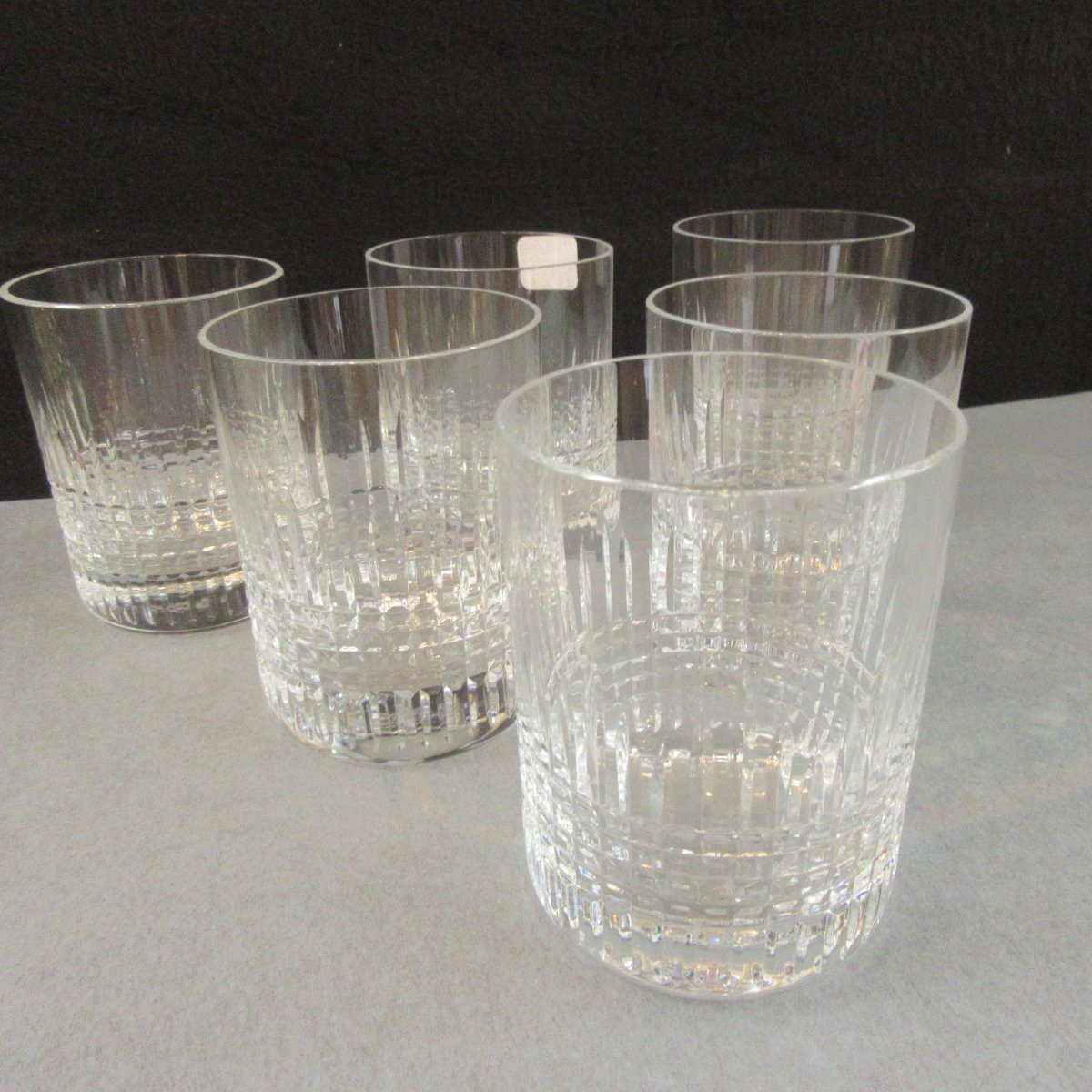 Baccarat Modèle NANCY - 6 Verres à whisky en parfait état-photo-3