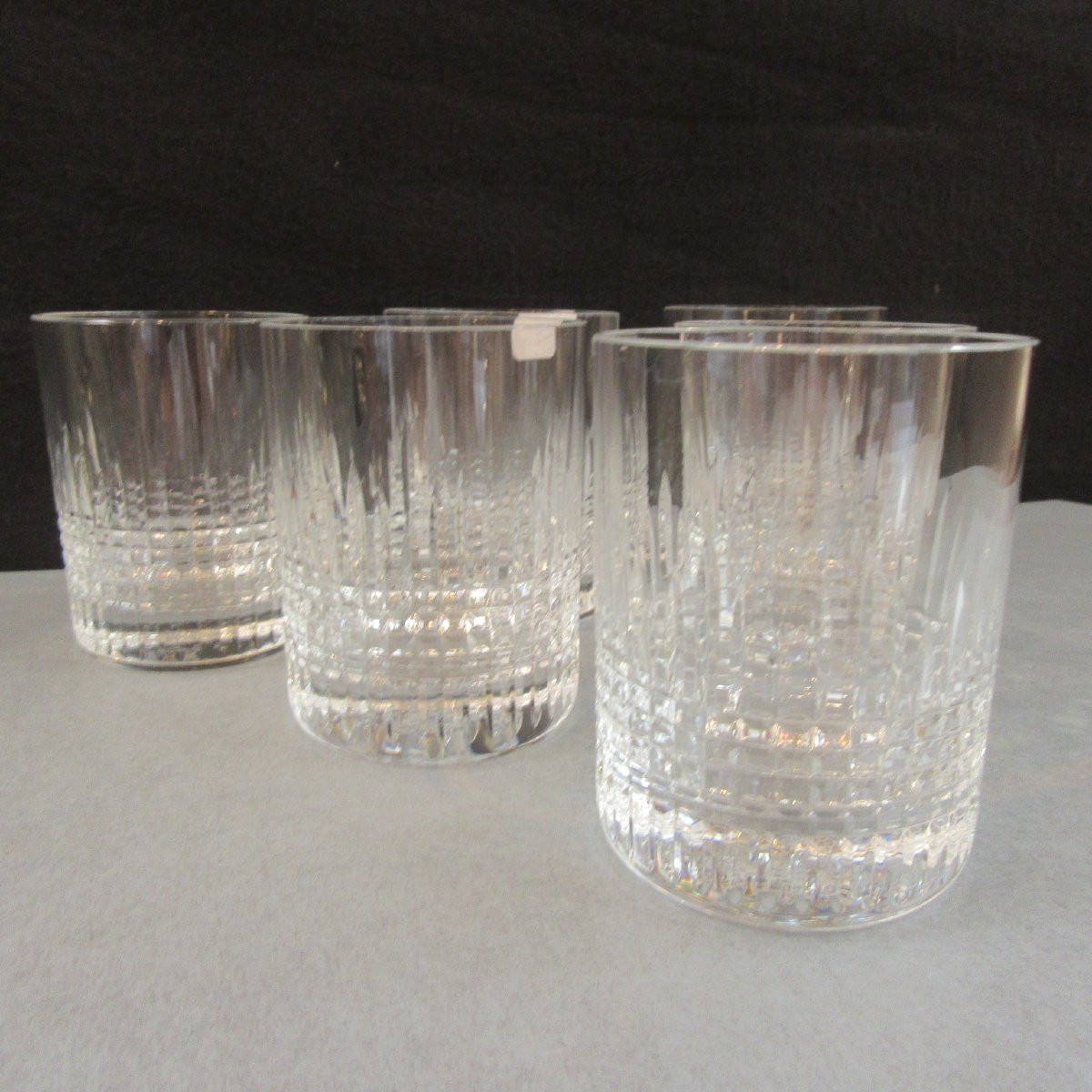 Baccarat Modèle NANCY - 6 Verres à whisky en parfait état-photo-1