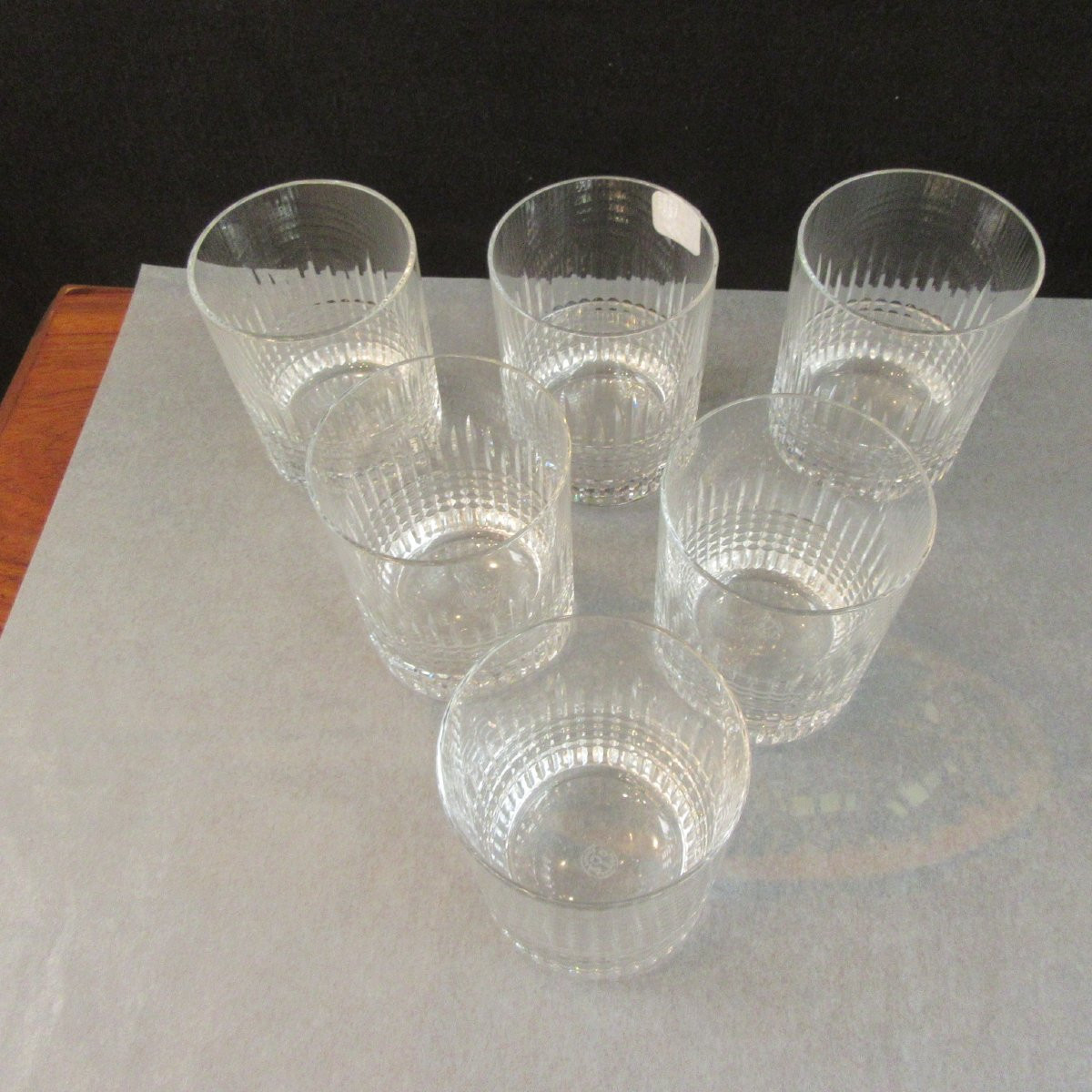 Baccarat Modèle NANCY - 6 Verres à whisky en parfait état-photo-4