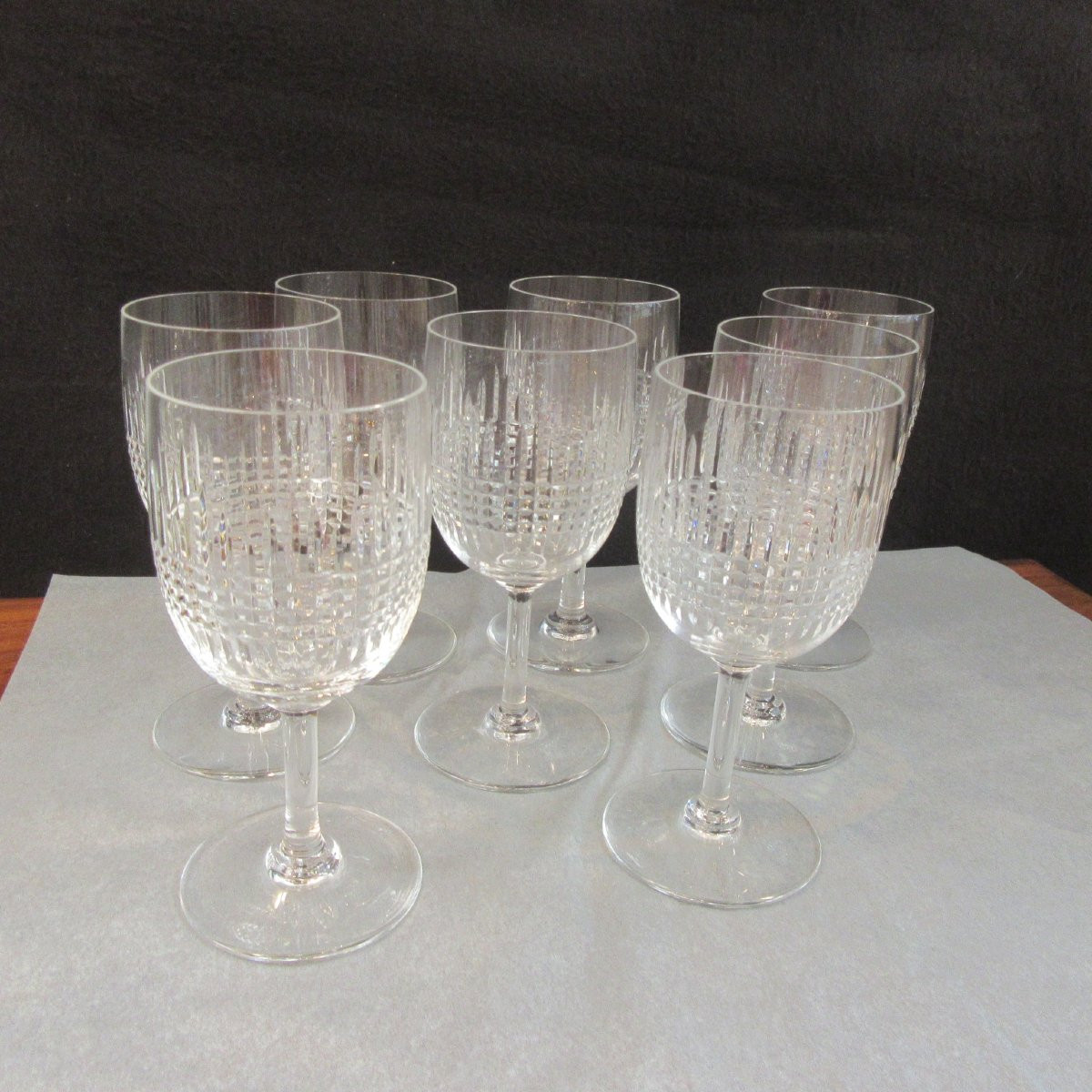 8 verres à eau BACCARAT Modèle NANCY-photo-2