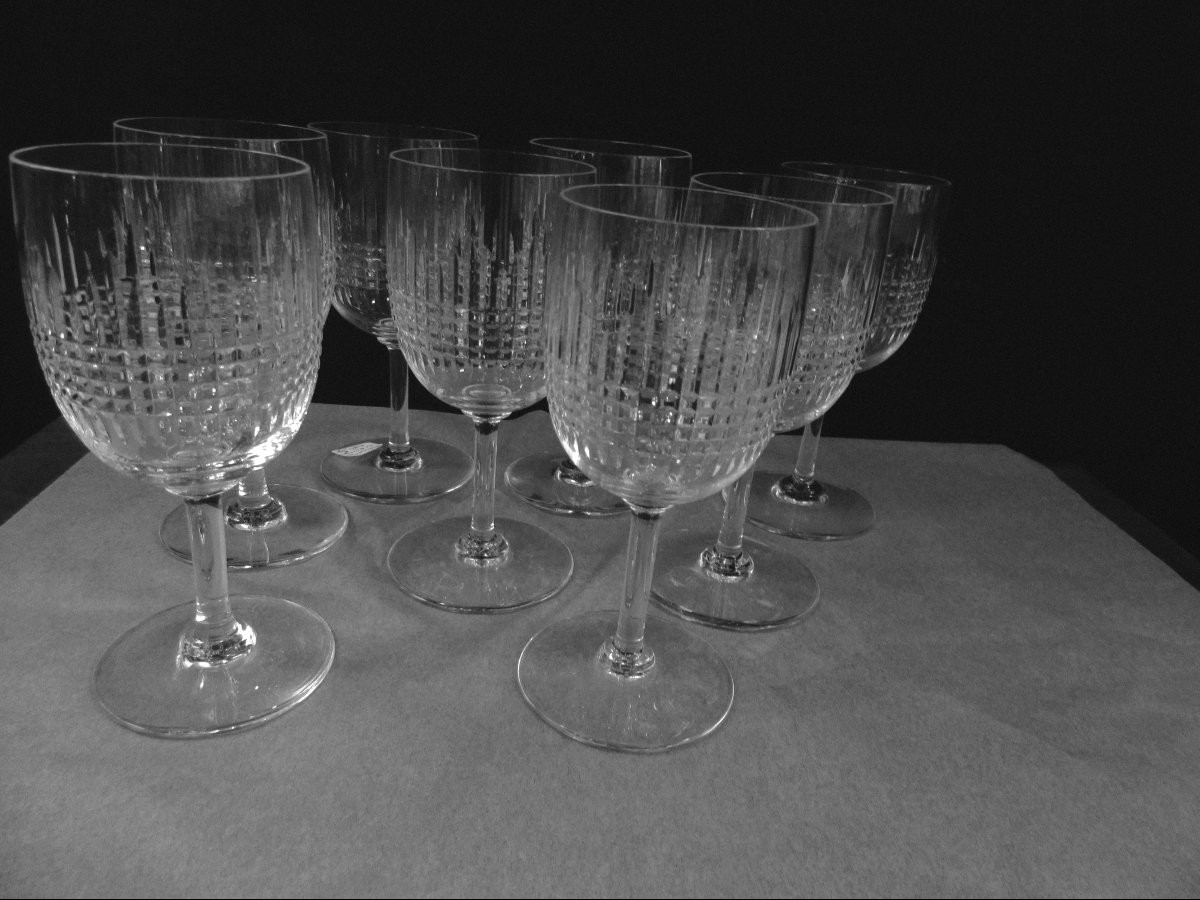 8 verres à eau BACCARAT Modèle NANCY-photo-3
