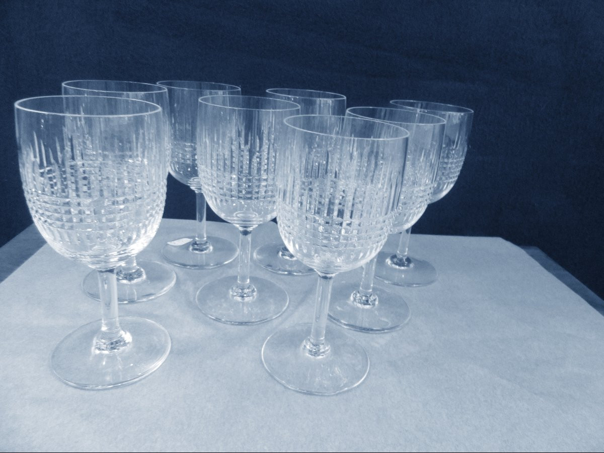 8 verres à eau BACCARAT Modèle NANCY-photo-4