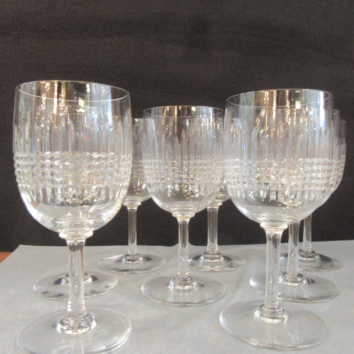 8 verres à eau BACCARAT Modèle NANCY-photo-8