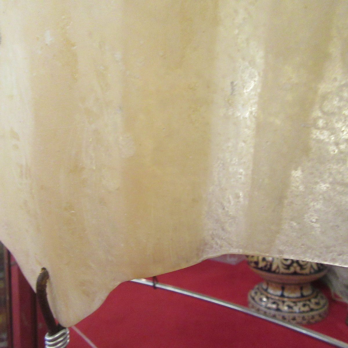 BAR ou Table haute.  Dessus en fibre de verre recouvert d'une céramique en verre miroir-photo-7