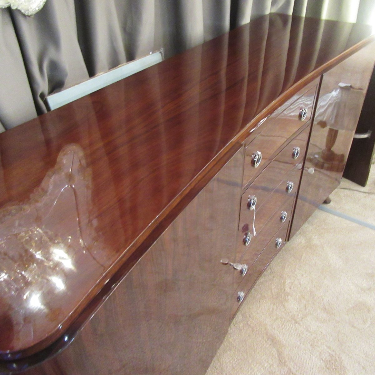 Enfilade des années 1925/30 attribuée à André Domin et Marcel Genevriere-photo-3