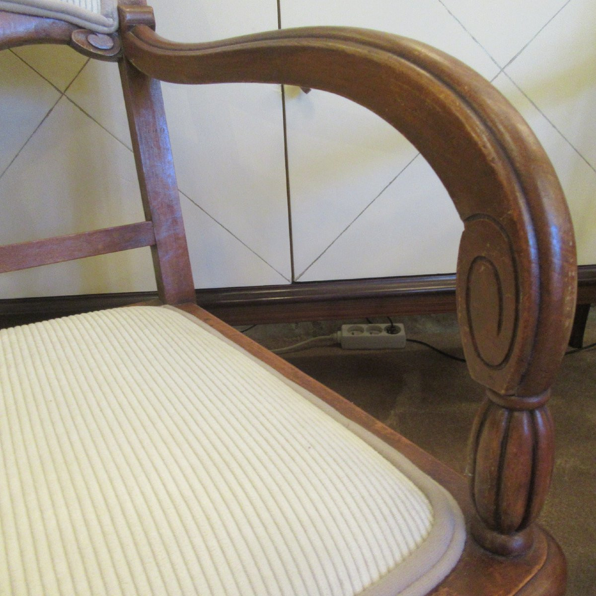 Paire FAUTEUILS art-déco en parfait état-photo-2