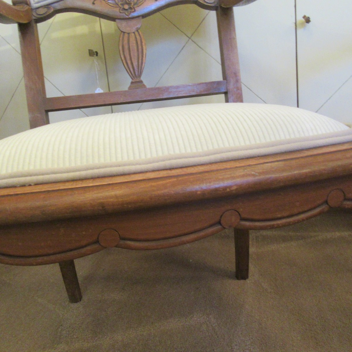 Paire FAUTEUILS art-déco en parfait état-photo-3