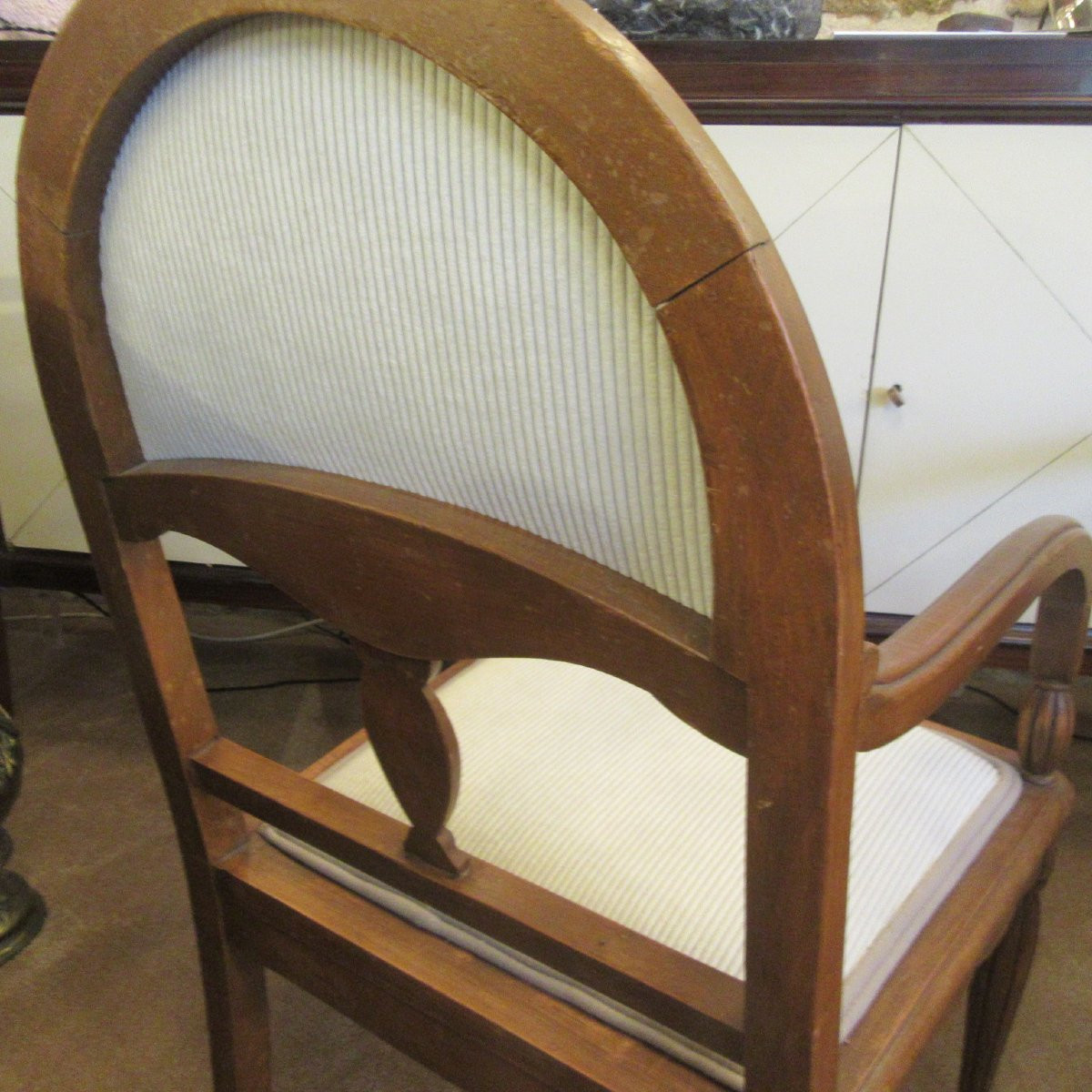 Paire FAUTEUILS art-déco en parfait état-photo-4