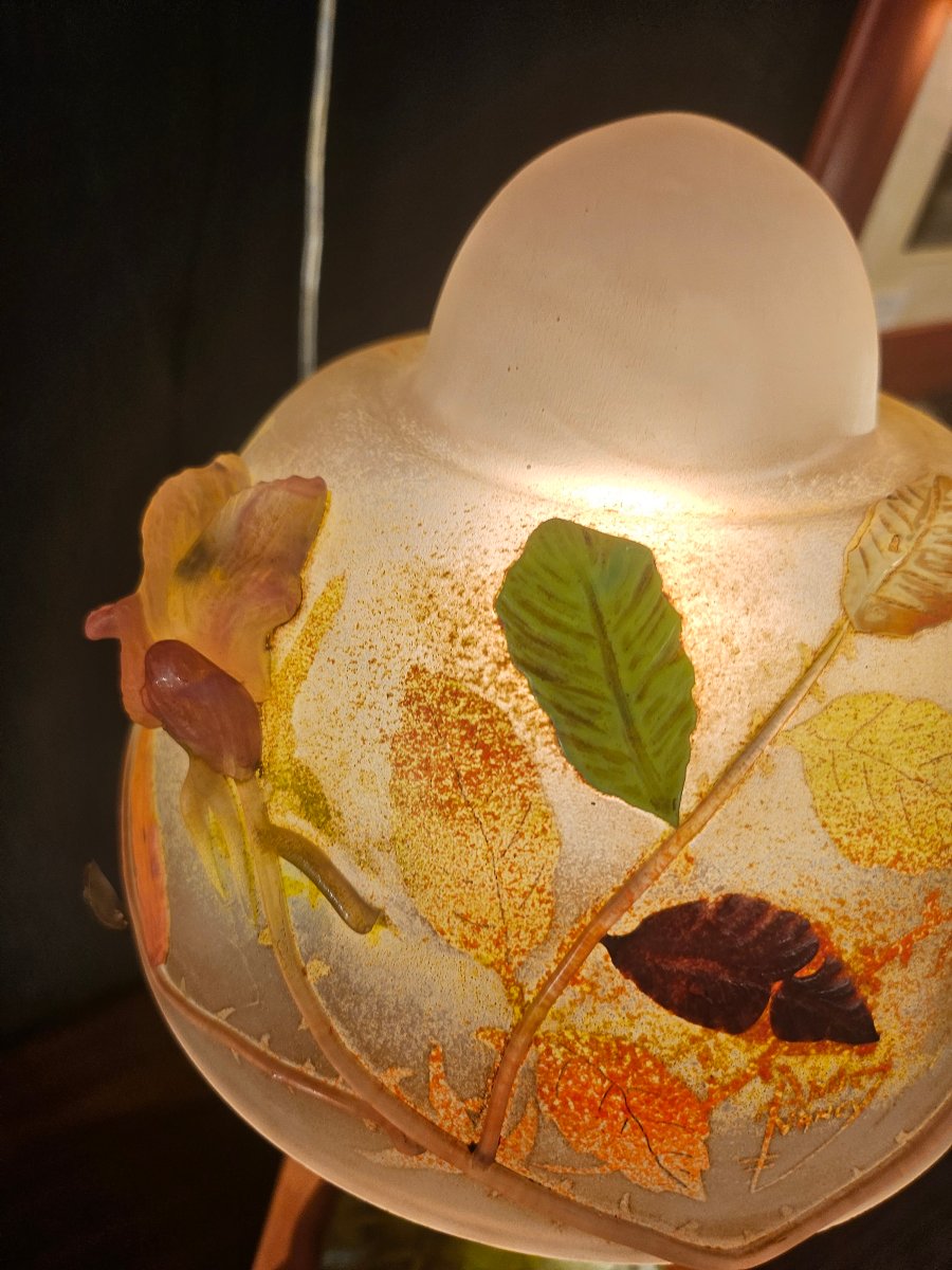 Lampe Daum en verre multicouvhes et applications -photo-4