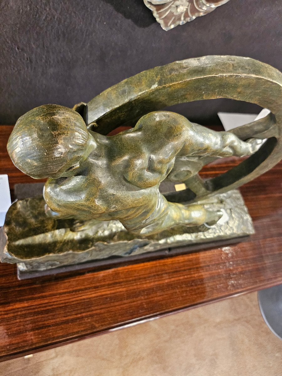 Bronze Sculpture By Pierre Le Faguays (1892–1962)-photo-2
