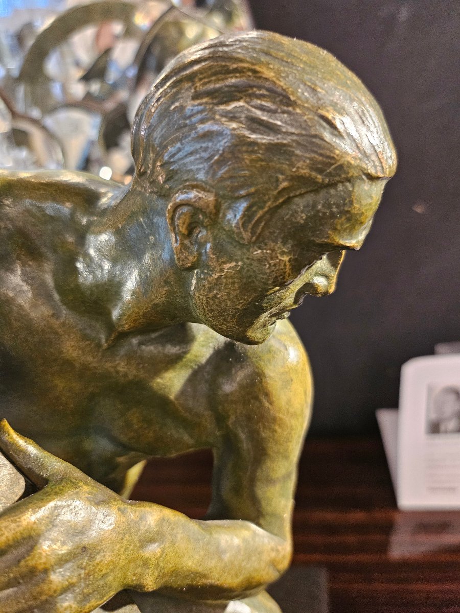Bronze Sculpture By Pierre Le Faguays (1892–1962)-photo-3
