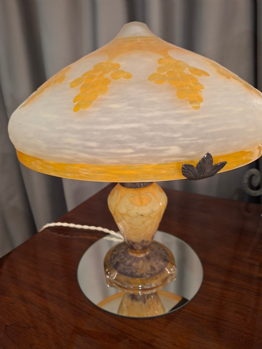 Schneider Glass Paste Lamp, Circa 1919/1924-photo-2