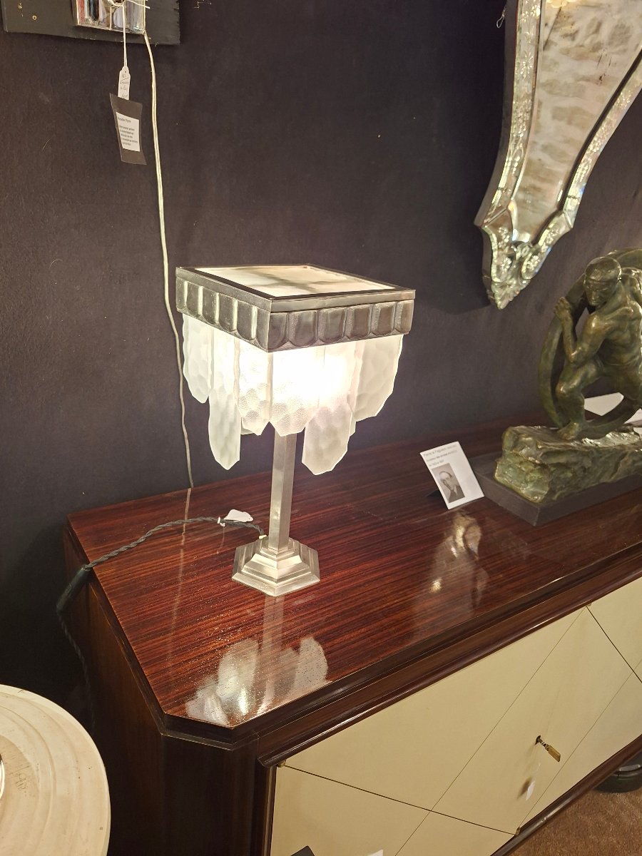 Schneider Glass Paste Lamp, Circa 1919/1924-photo-3