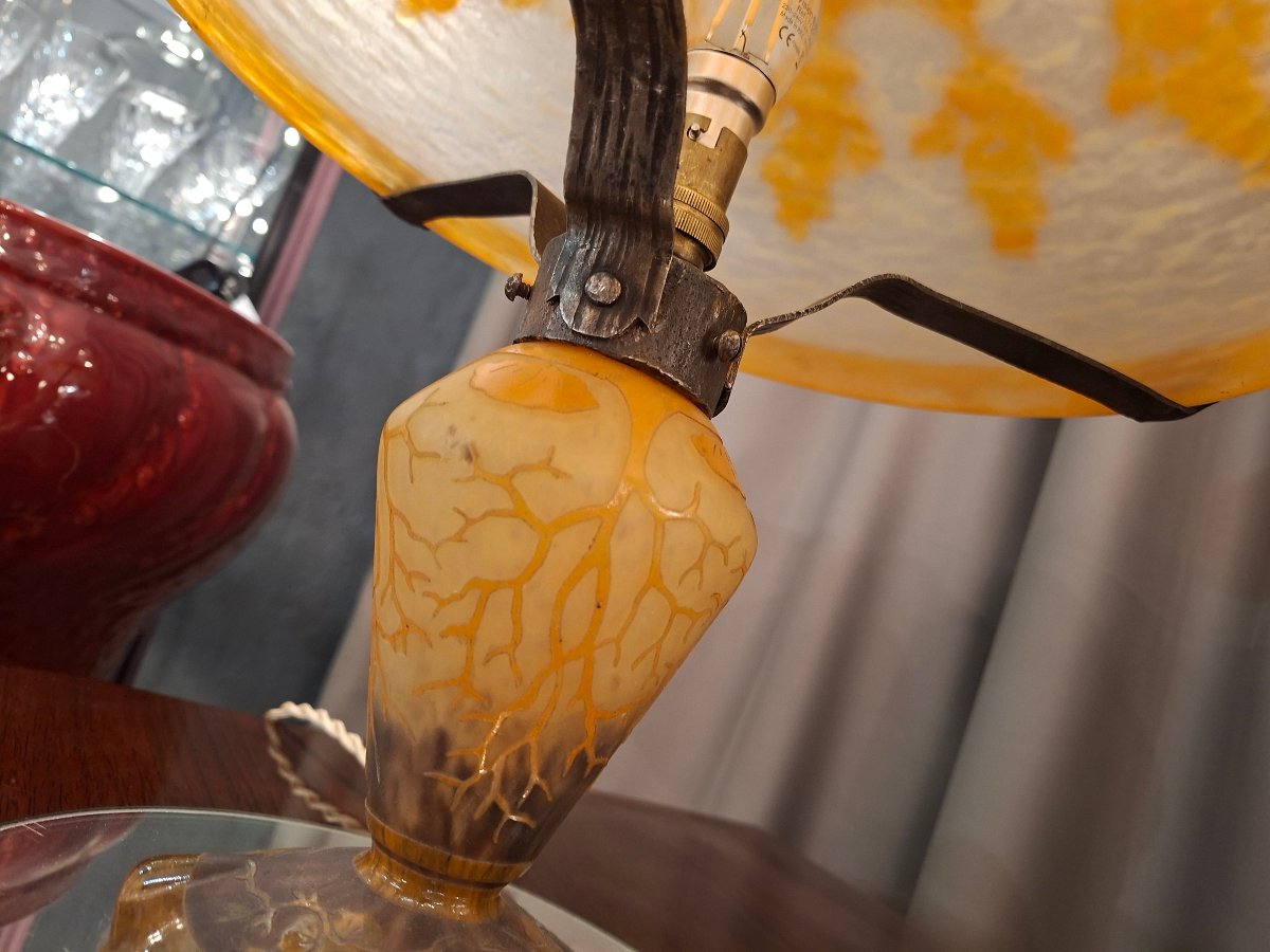 Schneider Glass Paste Lamp, Circa 1919/1924-photo-1