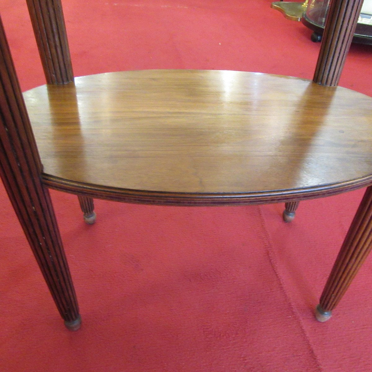 Art Deco Inlaid Side Table-photo-7