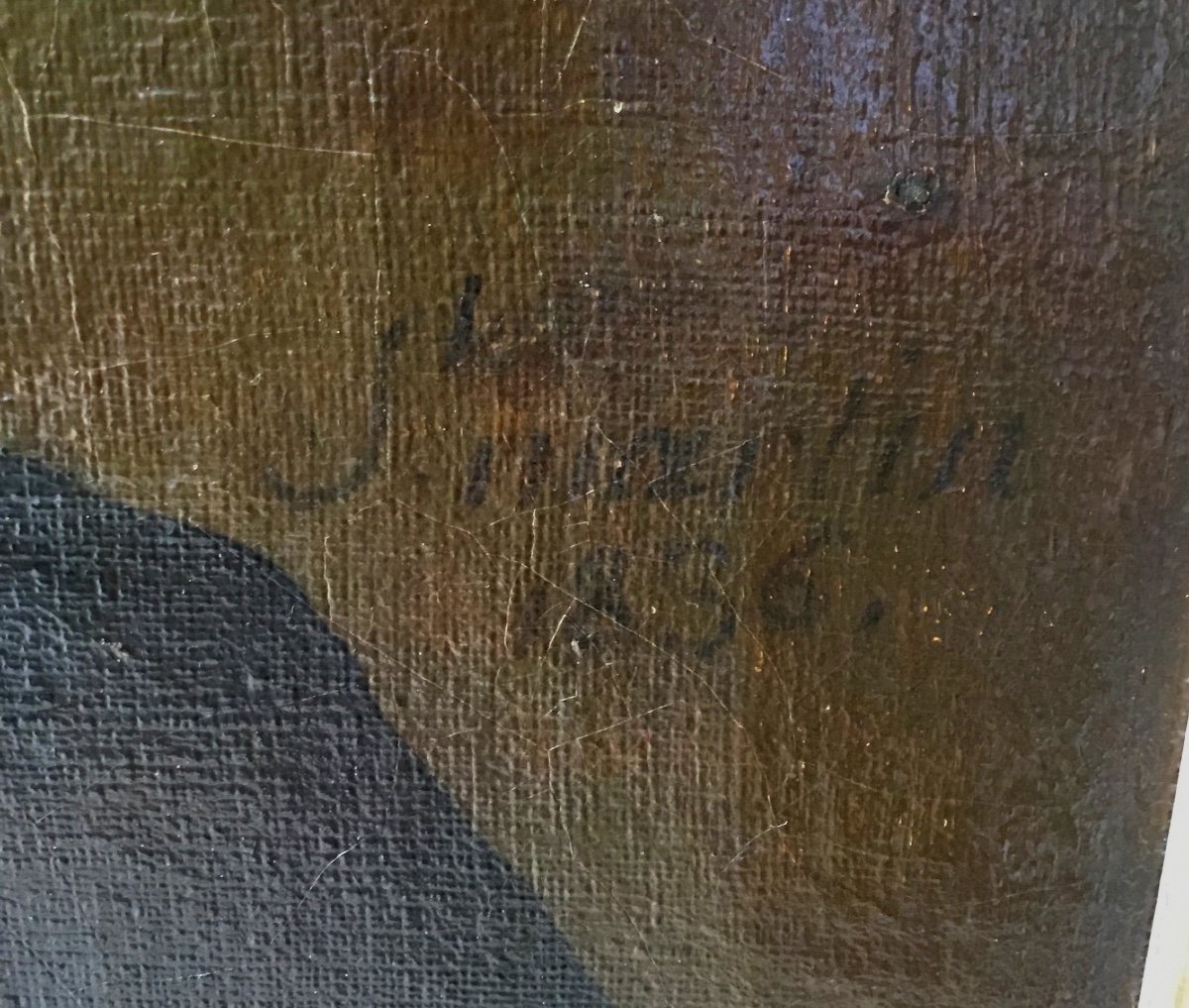 école Française Du XIXe.portrait De Notable signé Martin 1836-photo-3