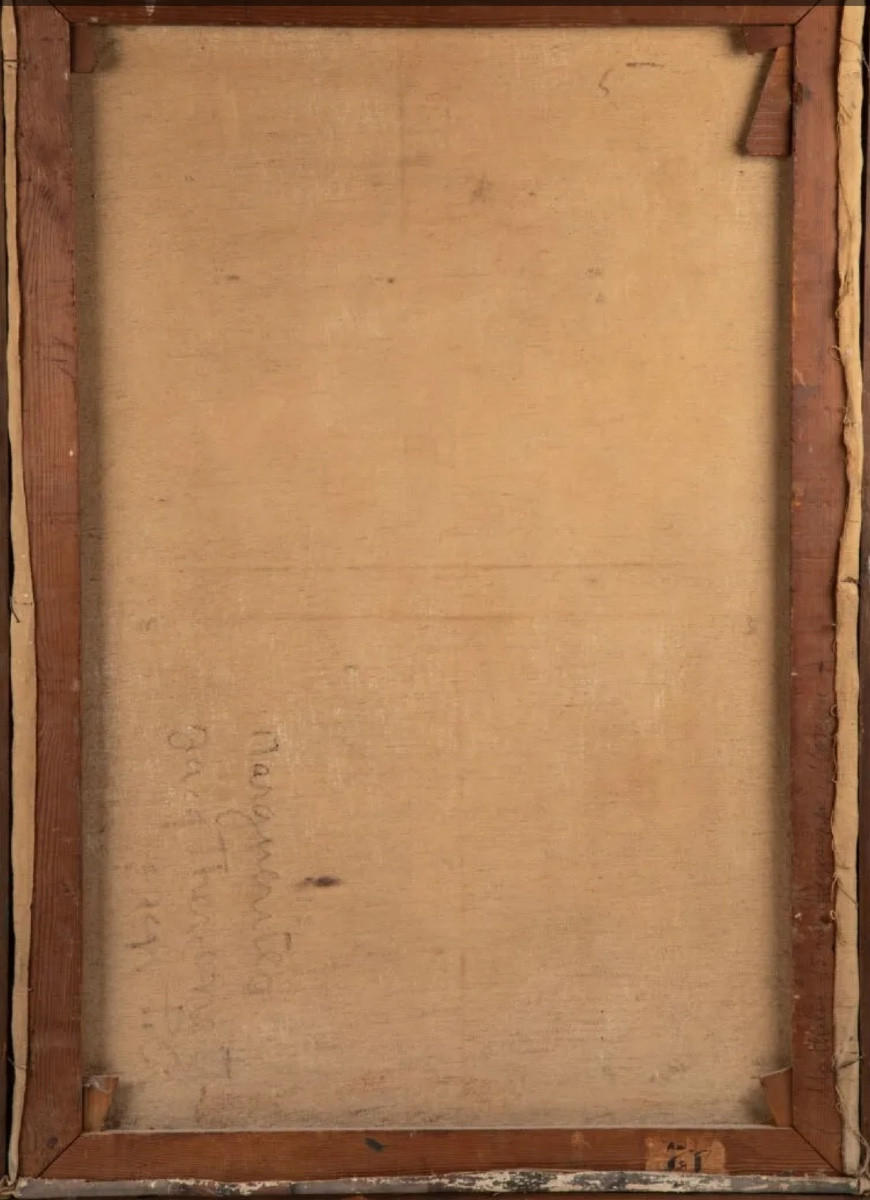 Jacques Thevenet huile sur toile encadrée -photo-4