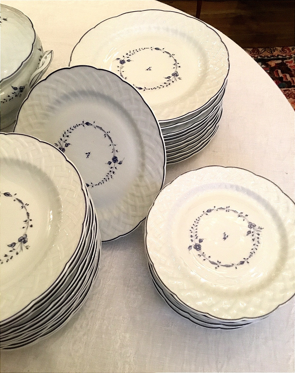 Bernardaud Limoges.service de table Hortense en porcelaine -photo-2