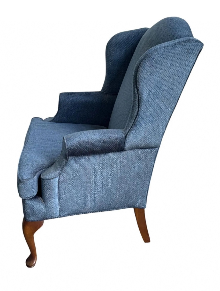 Paire de bergères à oreilles de style Chippendale-photo-2