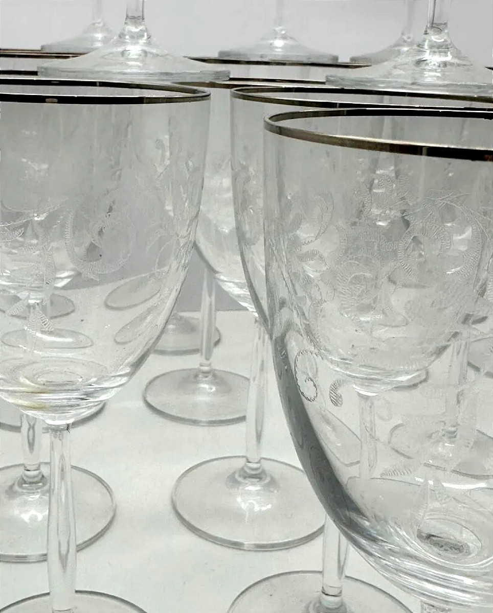 Cut Crystal Glassware Set -photo-2