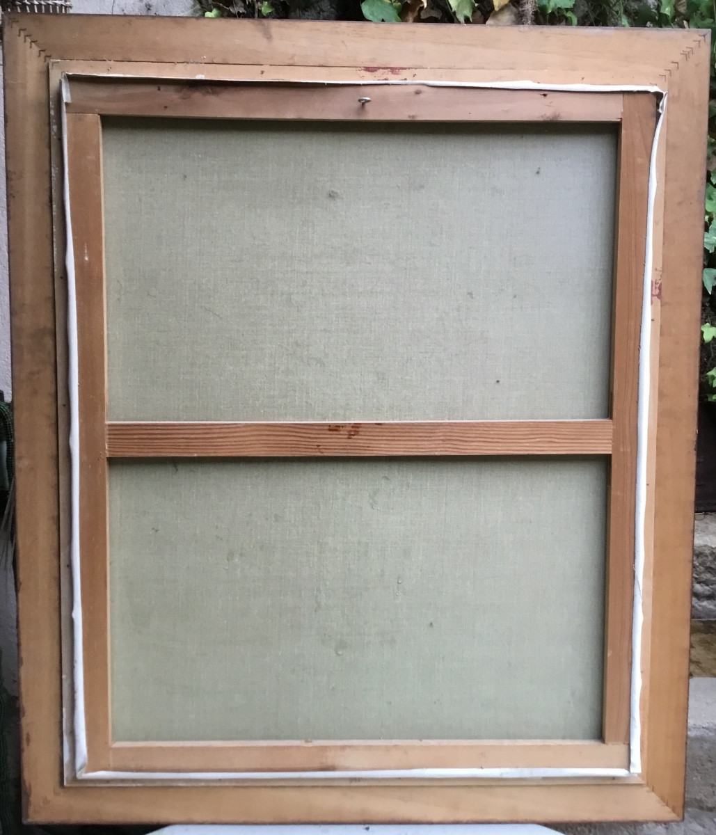 Christophe Rielland .huile sur toile au bouquet -photo-2