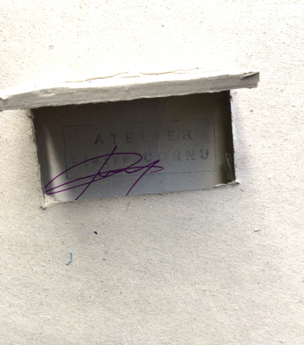 Pierre Cornu (1895-1996) sanguine au nu féminin -photo-1