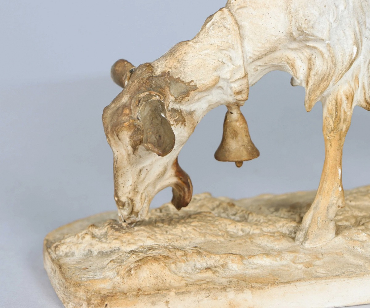 Pierre Jules Mène. Patinated Plaster Cast, Dated 1844-photo-3