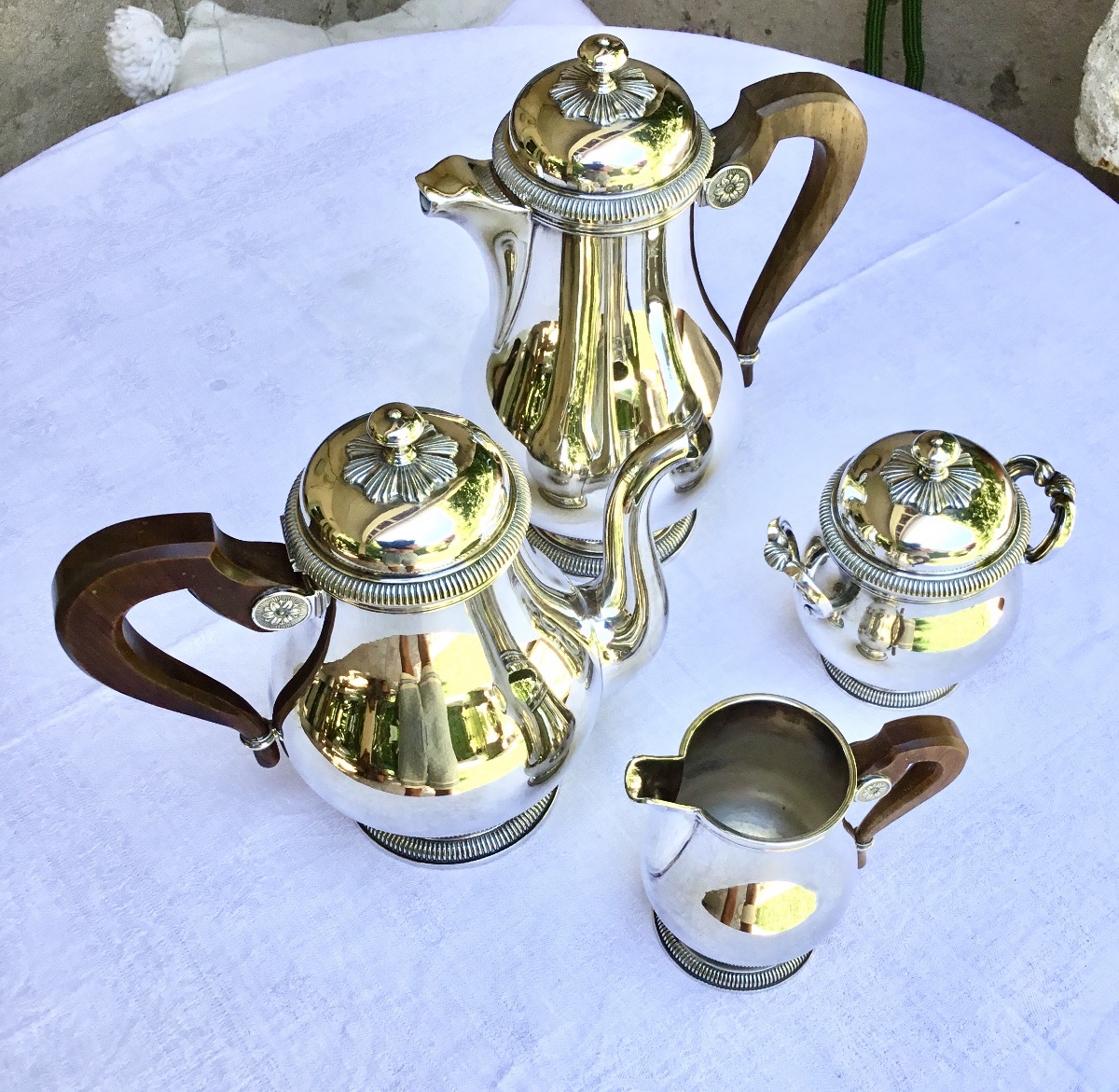 Christofle. Silver-plated Tea And Coffee Set-photo-2