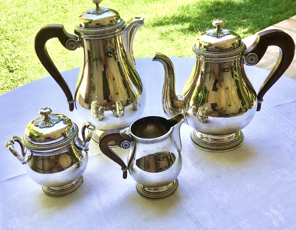 Christofle. Silver-plated Tea And Coffee Set-photo-3